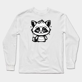 Friendly raccoon Long Sleeve T-Shirt